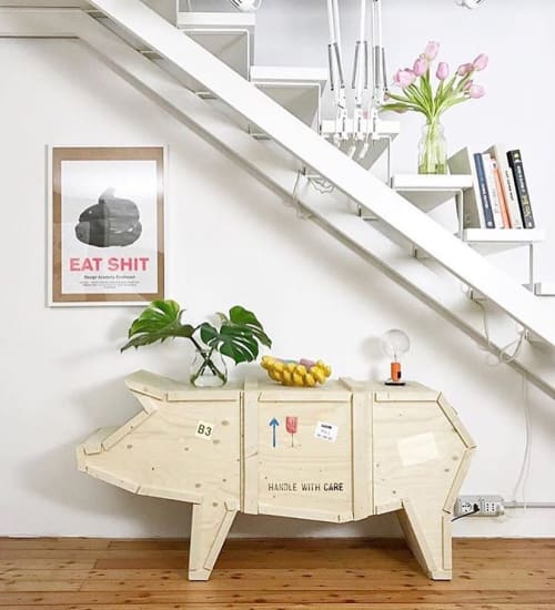 Sending Pig | Side Table in Tables by MARCANTONIO