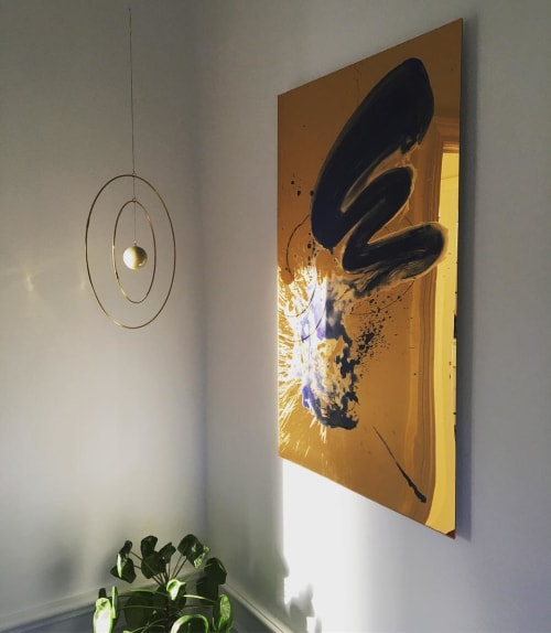 Mirror Gold | Paintings by Frederik Hesseldahl - The Art of Clean
