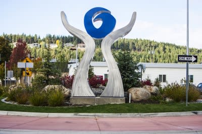 The Gift | Public Sculptures by CJRDesign | North Idaho College in Coeur d'Alene