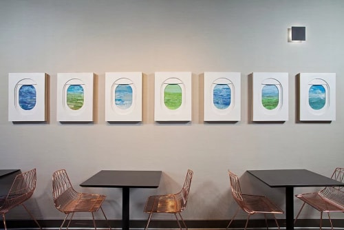 Plane Windows | Art & Wall Decor by Jim Darling | H Hotel Los Angeles, Curio Collection by Hilton in Los Angeles