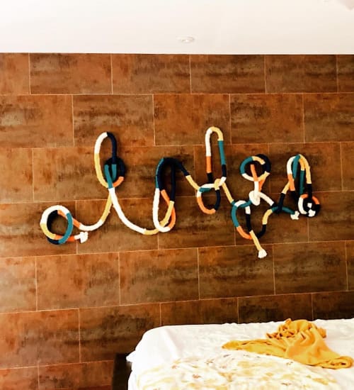 Knotty Rope Wall Piece | Wall Sculpture in Wall Hangings by Trudy Perry