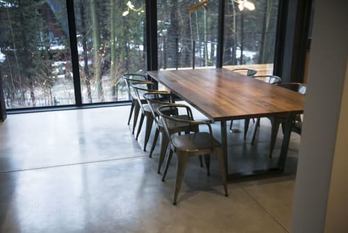 ‘Sakamoto’ Walnut Dining Table | Tables by Mez Works Furniture