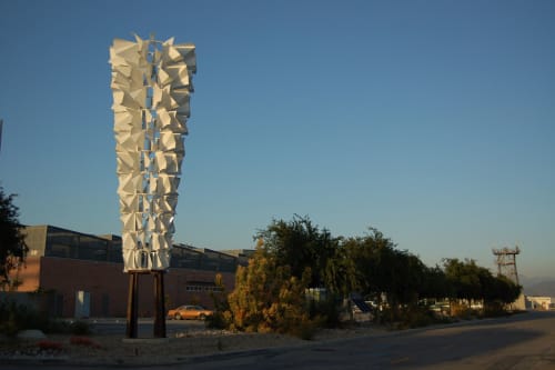 Air Operations Water Tower | Public Sculptures by Matt Gagnon | Van Nuys Airport in Los Angeles