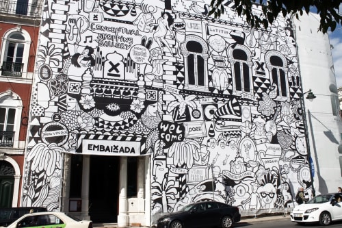 Embaixada Mural | Murals by Vanessa Teodoro | Embaixada in Lisboa