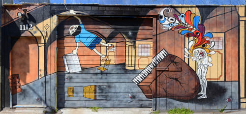 Dekay Mural | Street Murals by Duser | 1112 Howard Street, SoMa in San Francisco