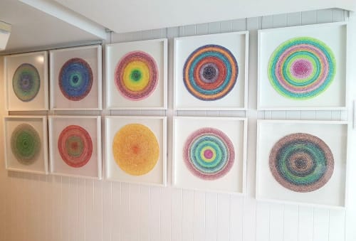 Crochet Web Mandala | Paintings by Chelsea Hopkins-Allan | Netanya Noosa Beachfront Resort in Noosa Heads