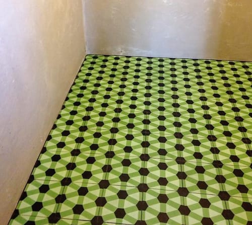 Geometric Diamond Cement Tiles | Tiles by Avente Tile | The Coronet in Tucson