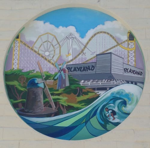 Playland | Murals by Bryana Fleming | Safeway in San Francisco
