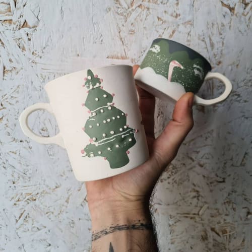 Basic Christmas (L-M) | Cups by BasicartPorcelain