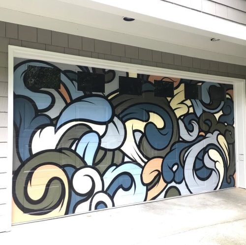 Garage Mural | Murals by Peter Ferrari