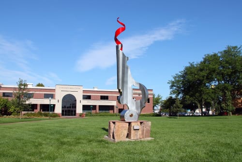 Architrave | Public Sculptures by Dan Perry | University of South Dakota in Vermillion