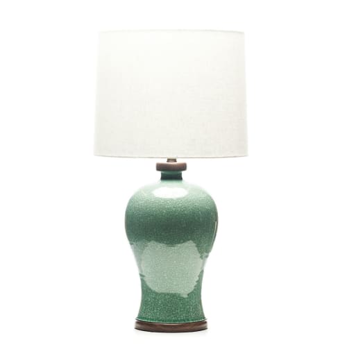 Dashiell in Aquamarine | Table Lamp in Lamps by Lawrence & Scott