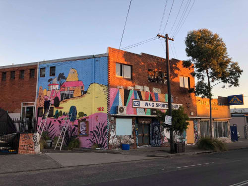Mural | Street Murals by Neil Tomkins | Join-The-Dots in Marrickville