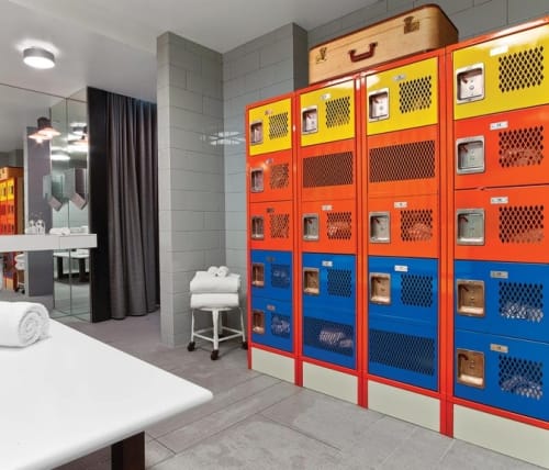 Lockers | Furniture by ArtSpace Industrial Furniture | Virgin Hotels Chicago in Chicago