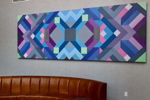 Crossings | Oil And Acrylic Painting in Paintings by Edward Granger | Private Residence, Lower East Side, NY in New York