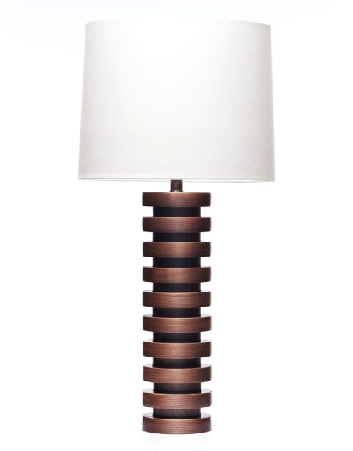 Leo Lam Malmo Table Lamp (Walnut) | Lamps by Lawrence & Scott | Lawrence & Scott in Seattle