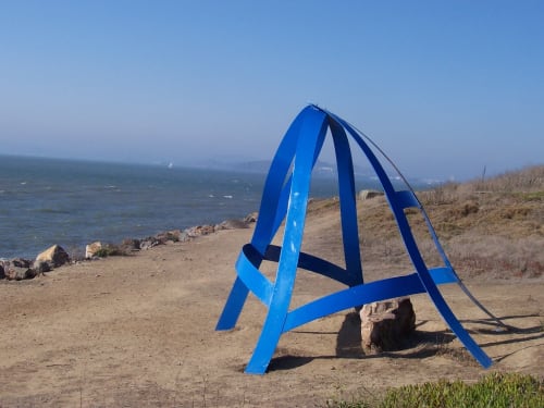 Kata Hydra - Sky Window | Public Sculptures by Kati Casida | Cesar Chavez Park in Berkeley