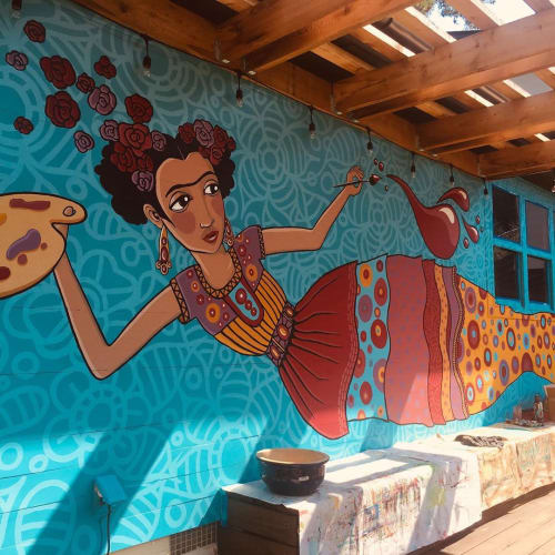 Frida Kahlo Mural | Murals by Véro The Traveling Artist