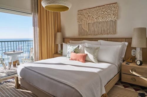 SoHo House Woven Wall Hanging | Macrame Wall Hanging in Wall Hangings by Maryanne Moodie | Little Beach House Barcelona in Garraf