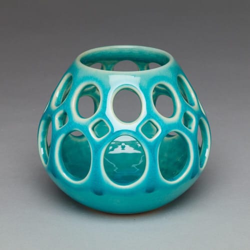 Oval Tea Light Holder | Tableware by Lynne Meade