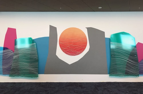 Landscapes 02 | Murals by Erik Otto Studio | Adobe Systems in San Jose