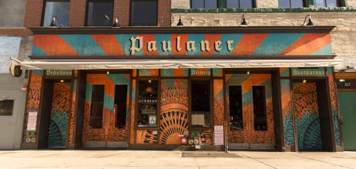 Wheelhouse | Murals by Beau Stanton | Paulaner on Bowery in New York