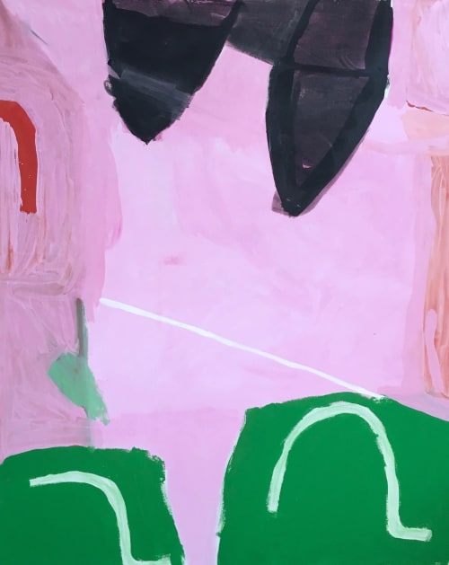 A Seat at Green Faucets | Oil And Acrylic Painting in Paintings by Sarah Boyts Yoder