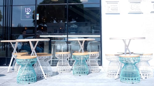 Sweet Stool | Chairs by Bend Goods | Sweetfin Poké, Los Angeles, CA in Los Angeles