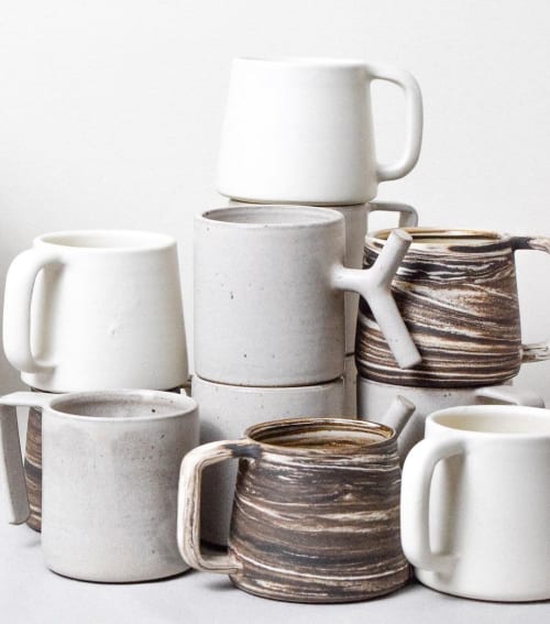 Ceramic Cups | Drinkware by Stone + Sparrow | Google, Pittsburgh, PA in Pittsburgh