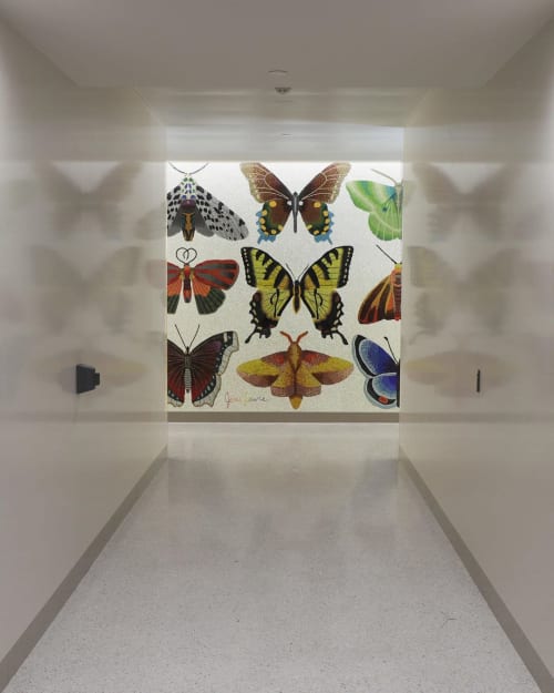 Mosaic Butterflies | Public Mosaics by Josie Lewis Art