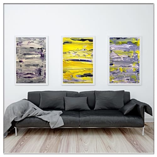 Abstract Landscapes | Oil And Acrylic Painting in Paintings by ArtbyPunam