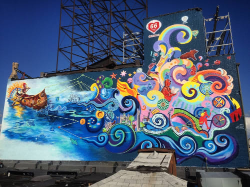 “66 Reasons to Love St. Louis” mural | Street Murals by Liza Fishbone