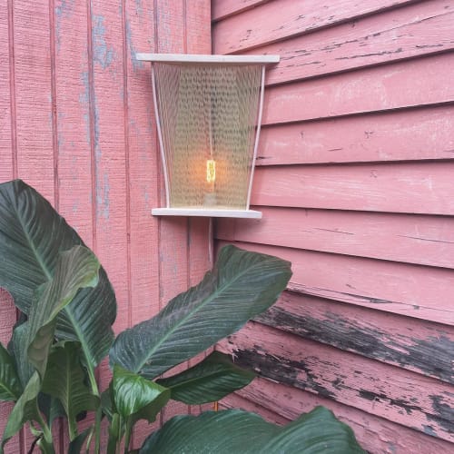 Moire Corner Lamp | Lamps by Elyse Marguerite