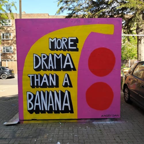 Mural | Street Murals by Angry Dan | VIP Graffiti Paint in London