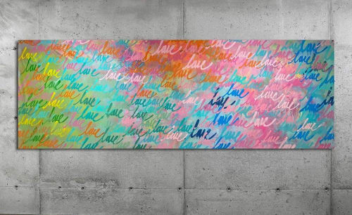 Pandemonium of Color | Oil And Acrylic Painting in Paintings by Ruben Rojas