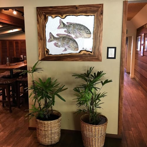 Emperor's Den | Wall Hangings by DG Woodwork | Haleiwa Joe's Seafood and Grill in Kaneohe