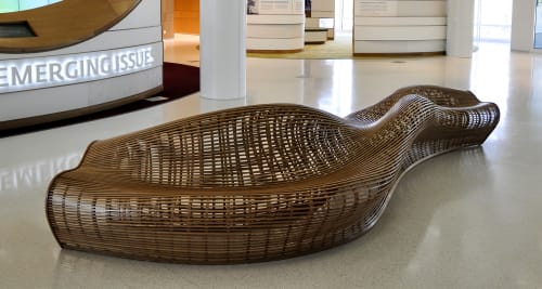 Cascade | Benches & Ottomans by Matthias Pliessnig | James B. Hunt Jr. Library in Raleigh