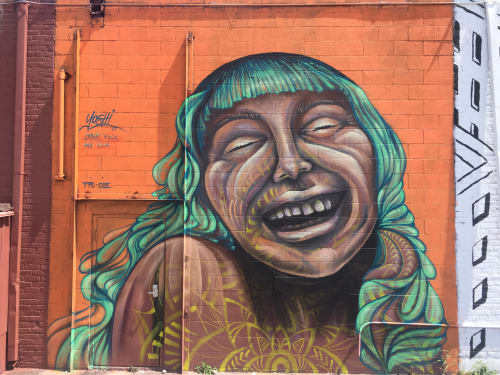 Don’t Yuk My Yum | Street Murals by Erin Yoshi | The Container Yard in Los Angeles