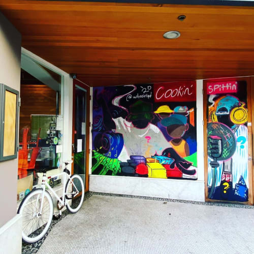 Cookin' Mural | Murals by WHOSVLAD | Fingerprints Music in Long Beach