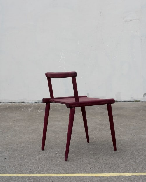Tawa in Purple | Easy Chair in Chairs by Lucca Zeray | Zeray Studio in Brooklyn