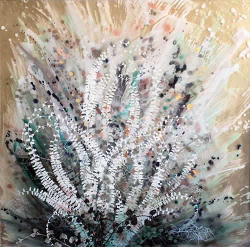 "Fern Patch" | Paintings by Cara Enteles Studio
