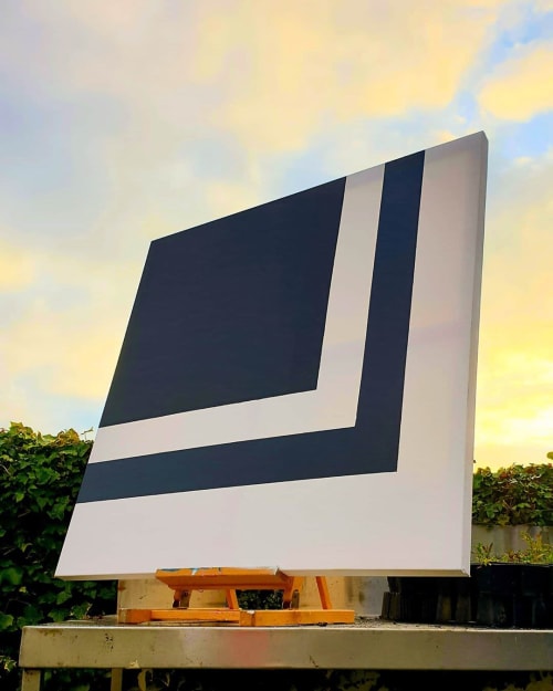 Minimalist Painting | Oil And Acrylic Painting in Paintings by Sara Weldon