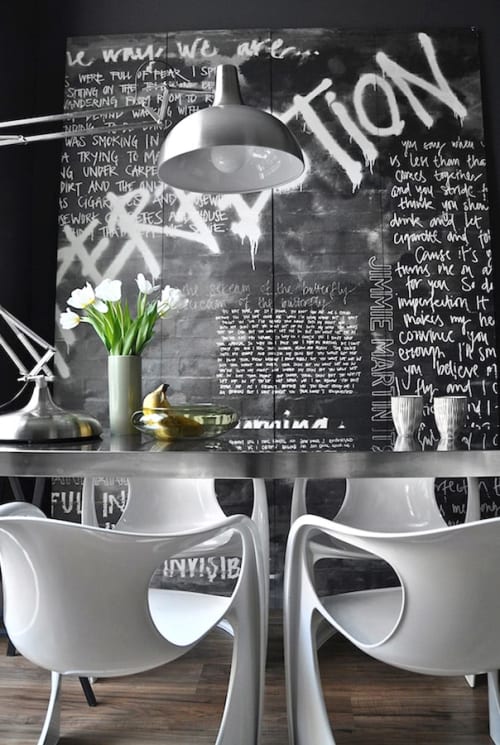 Black Imperfection | Wallpaper by Jimmie Martin | Notting Hill Apartments, London in London