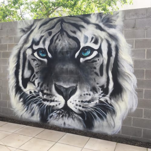 Tiger Mural | Street Murals by Emily Vanderlism
