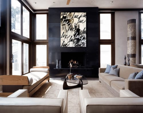 Black And White | Oil And Acrylic Painting in Paintings by Ruben Rojas