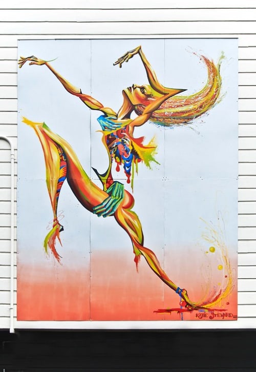 Dance | Street Murals by Katie Steward | Oak & Divisadero, Haight-Ashbury in San Francisco