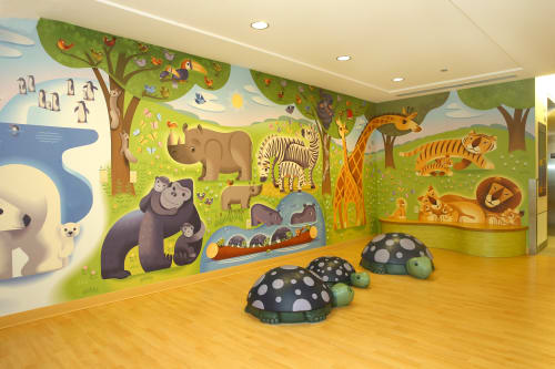 Turtles | Sculptures by Cowpainters | Ann & Robert H. Lurie Children's Hospital of Chicago in Chicago