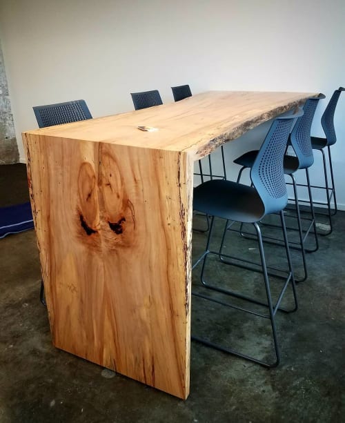 Spalted Maple Table | Tables by Roxie Woodworks | Crosstown Concourse in Memphis