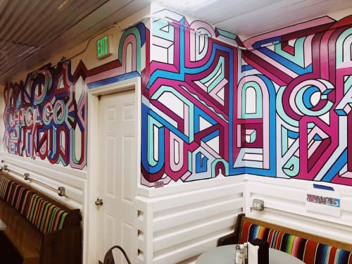 Mural | Murals by Kate Lynn Lewis | Cafe Tola in Chicago