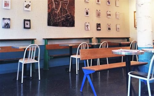 Benches | Benches & Ottomans by Jean Prouvé | Cafe Henrie in New York